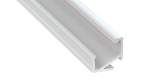 Lumines profile type H lacquered white, 3 m